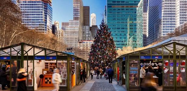 Winter Village: o mercado de Natal que transforma o Bryant Park em NY