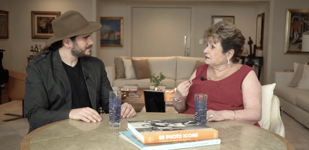 Lilia Klabin recebe Gabriel Sater