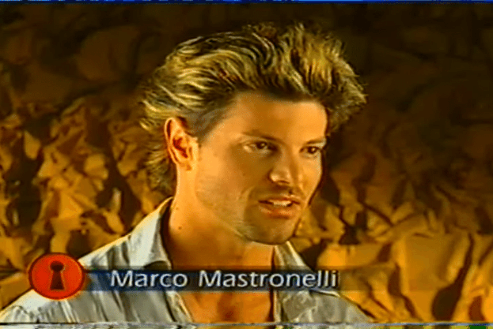 Marco Mastronelli na Casa dos Artistas - Reprodução/SBT