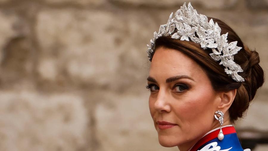 Kate Middleton na coroação do rei Charles 3º