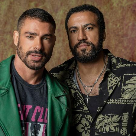 César (Cauã Reymond) e Olavo (Ricardo Teodoro) em 'Vale Tudo'