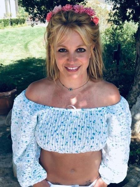 Britney Spears, em foto publicada no seu Instagram - Reprodução / Instagram 