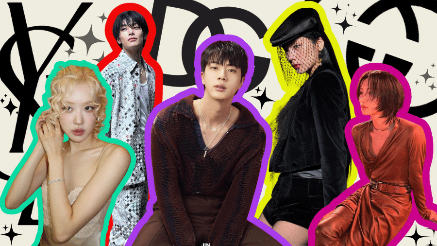 Idols de k-pop são os grandes destaques das Semanas de Moda  - Arte UOL/Camila Monteiro