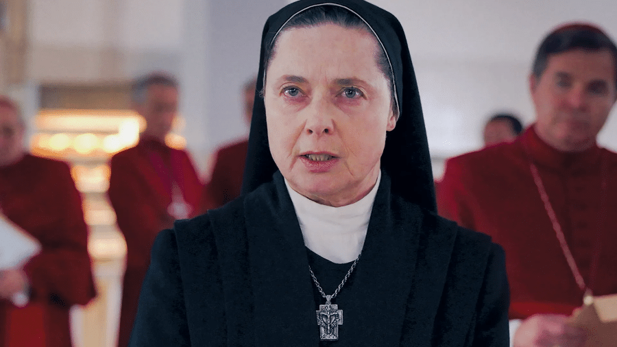 Isabella Rossellini no filme Conclave (2024) Isabella Rossellini no filme Conclave (2024)