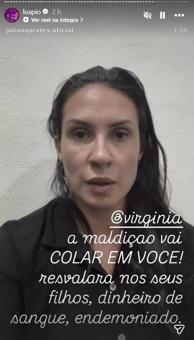 Luana Piovani compartilha conteúdo e detona Virginia