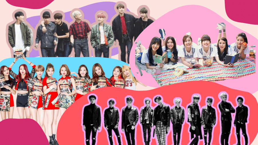 Vários clássicos do k-pop completam uma década em 2025 - Arte UOL/Camila Monteiro