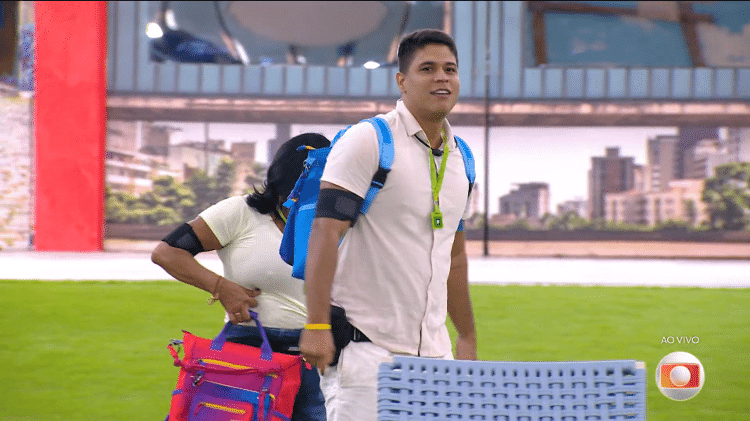 BBB 25: Guilherme na estreia do reality