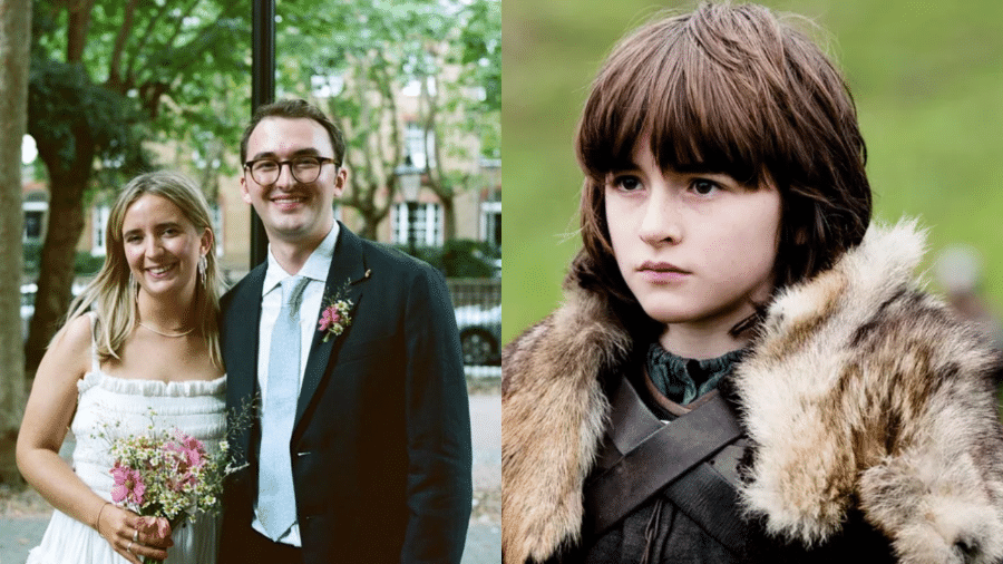Isaac HempsteadWright, ator de 'Game of Thrones', se casa em Londres
