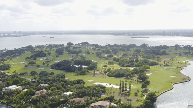 Vista aérea do Indian Creek Village