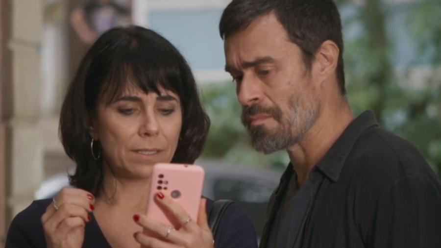 Miriam (Paula Cohen) e Danilo (Erom Cordeiro) em 'Elas por Elas'