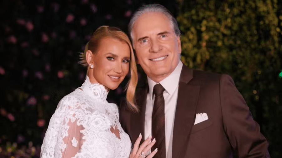 Ana Paula e Roberto Justus estão casados há 10 anos Ana Paula e Roberto Justus estão casados há 10 anos
