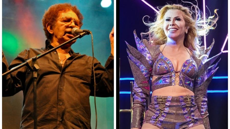 Reginaldo Rossi e Joelma, dois ícones do brega de Pernambuco e Pará, respectivamente Reginaldo Rossi e Joelma, dois ícones do brega de Pernambuco e Pará, respectivamente