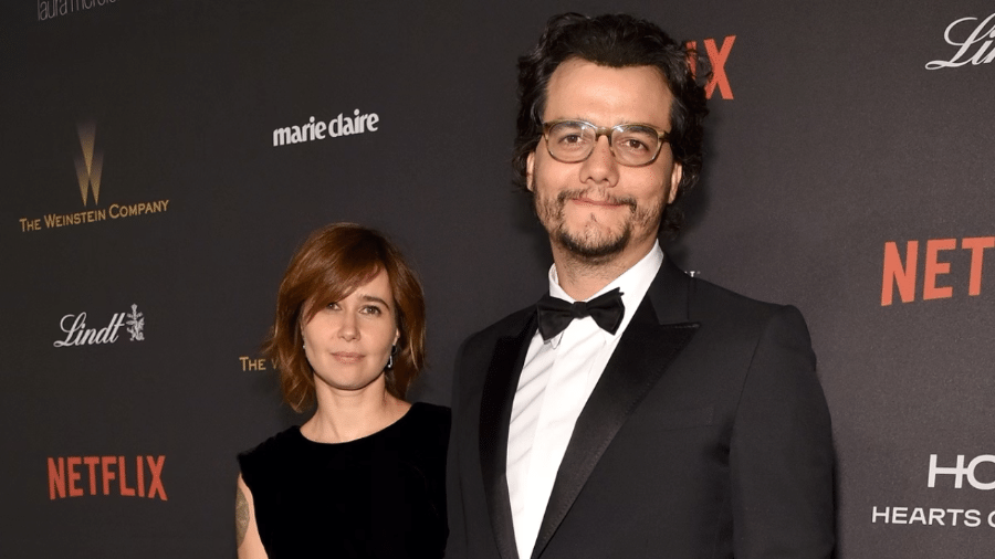 Wagner Moura e a esposa Sandra Delgado - Mike Windle/Getty Images