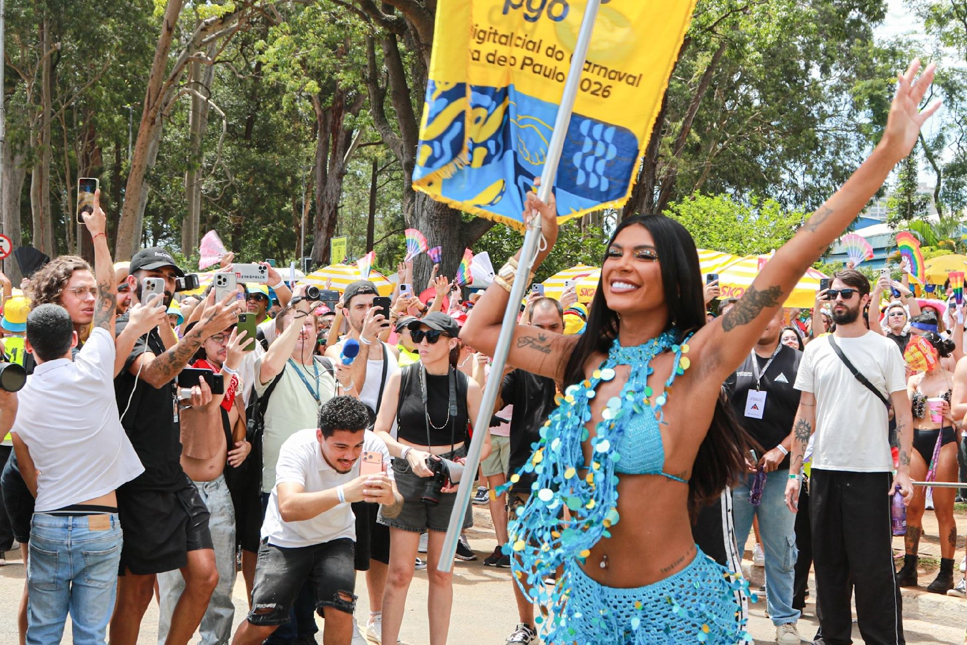 Pocah chega para o seu bloco no Carnaval de São Paulo - undefined