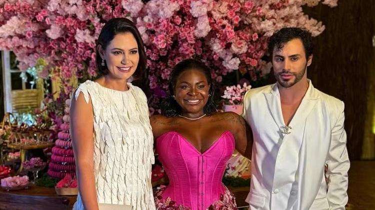 Michelle Bolsonaro, Jojo Todynho e Augustin Fernandez Michelle Bolsonaro, Jojo Todynho e Augustin Fernandez