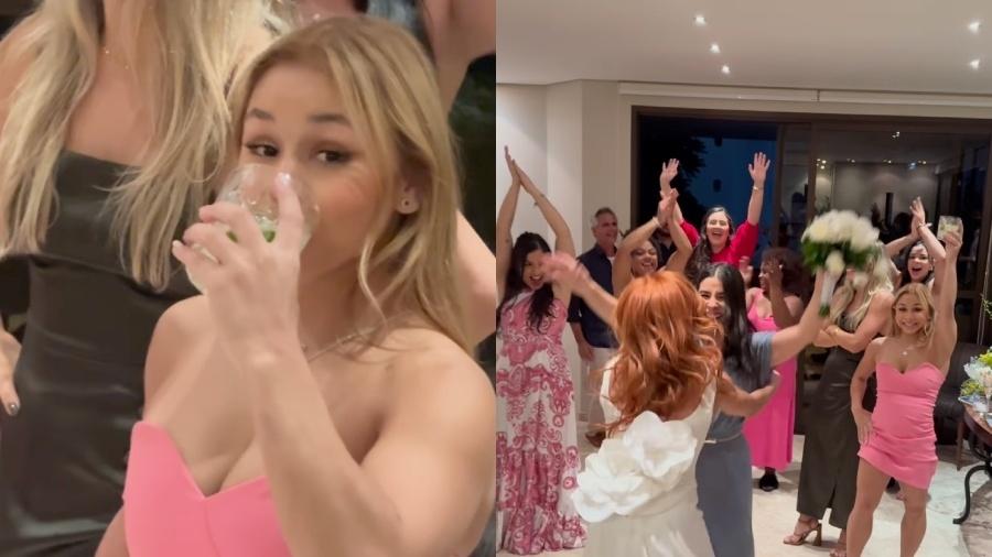 Flavinha em festa de casamento de Jade Barbosa - Reprodução/Instagram