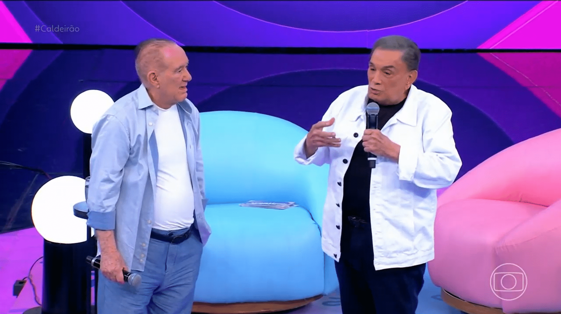 Renato Aragão e Dedé Santana no Caldeirão com Mion - undefined