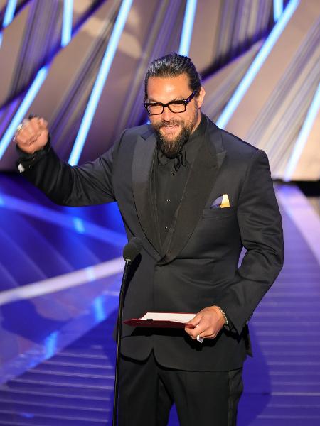 Jason Momoa era especulado no papel de Lobo desde antes de James Gunn assumir a liderança da DC ao lado de Peter Safran - Getty Images