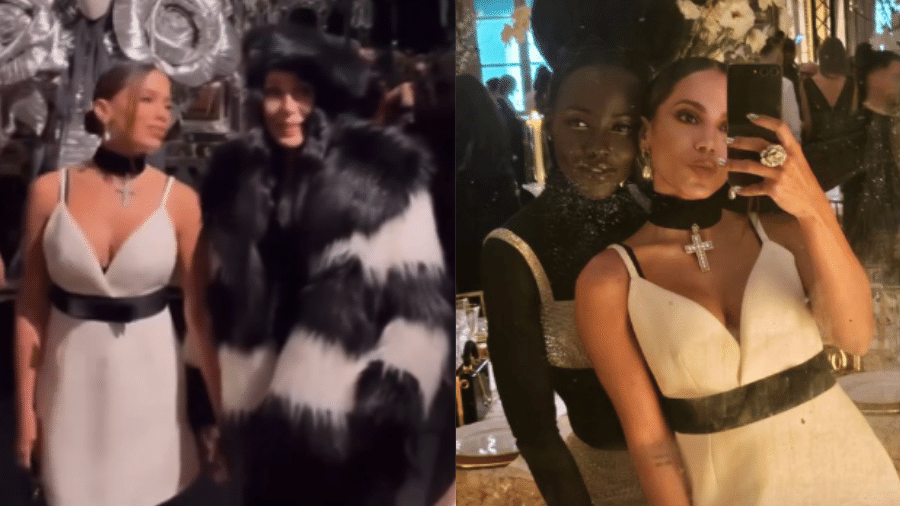 Anitta teve encontros com estrelas internacionais em evento da Dolce & Gabanna; entre elas, Cher e Lupita Nyong"o - Reprodução/Instagram