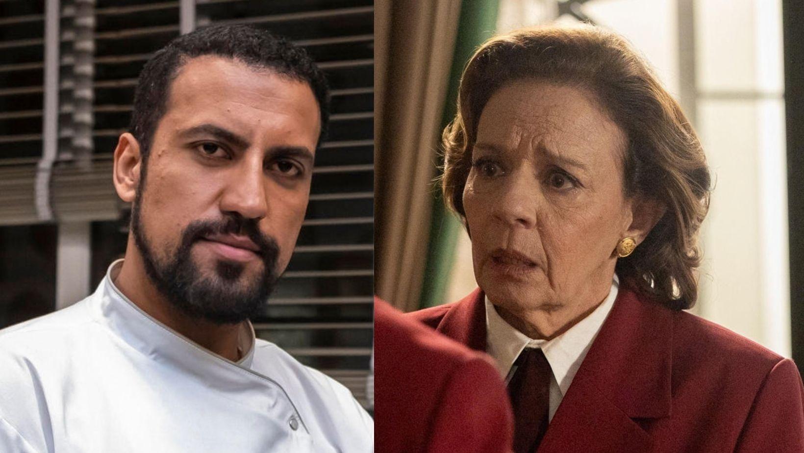Ricardo Teodoro e Rosi Campos como Joel e Diná em Quem Ama Cuida - undefined