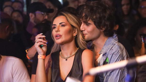 Fiuk e Deolane Bezerra foram vistos em clima de romance no show de Simone Mendes em São Paulo, em abril
