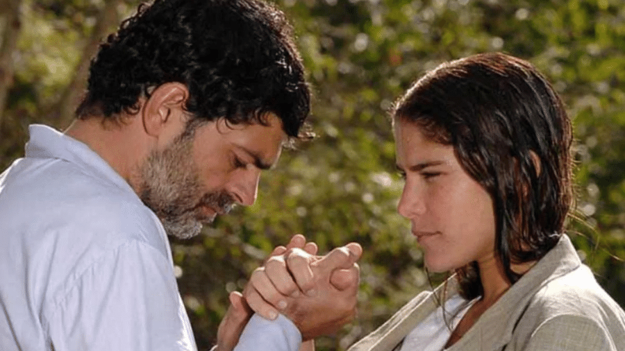 Rafael (Eduardo Moscovis) e Serena (Priscila Fantin) em "Alma Gêmea" - Reprodução/Globo
