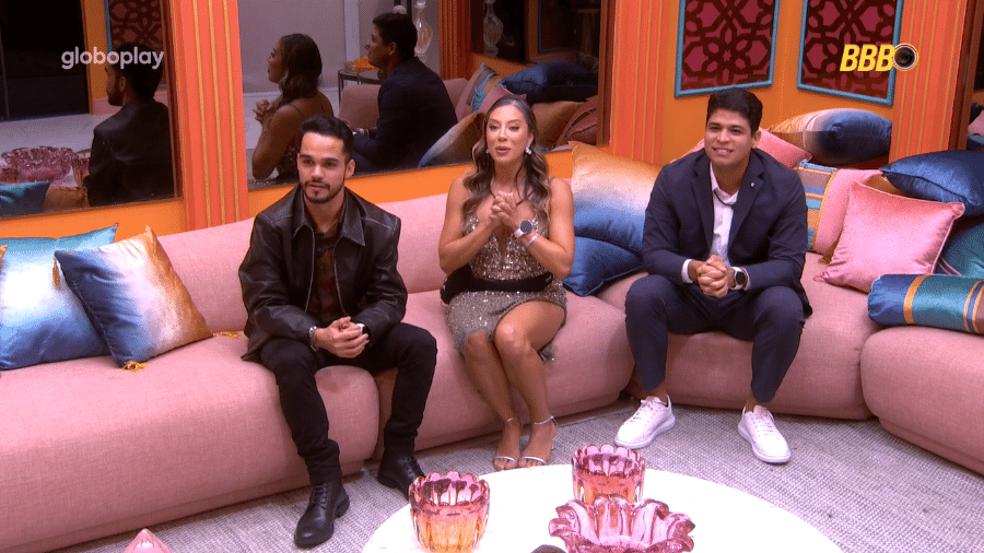 BBB 25: Finalistas no dia da grande final do programa BBB 25: Finalistas no dia da grande final do programa