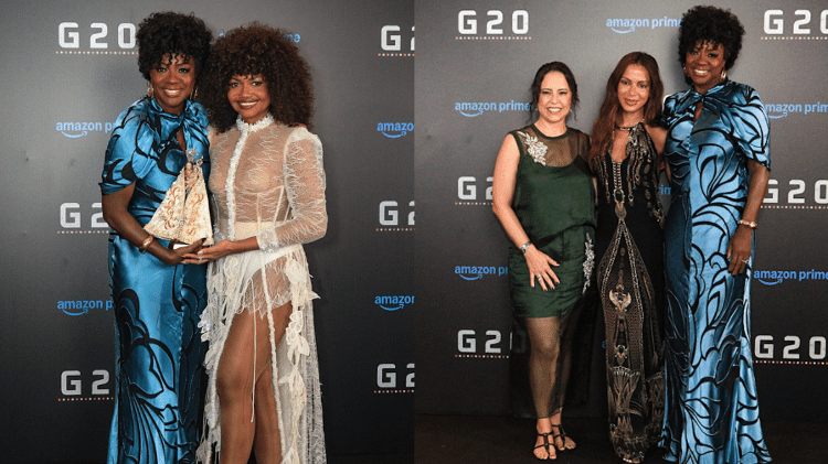 Gaby Amarantos e Anitta foram algumas das personalidades a encontrar Viola Davis