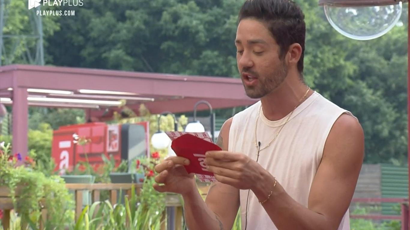 A Fazenda 2021: Rico Melquiades durante atividade especial com ex-peões - Reprodução/Playplus