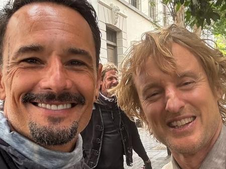 Rodrigo Santoro mostra bastidores de filme "Runner" com Owen Wilson - Reprodução/Instagram