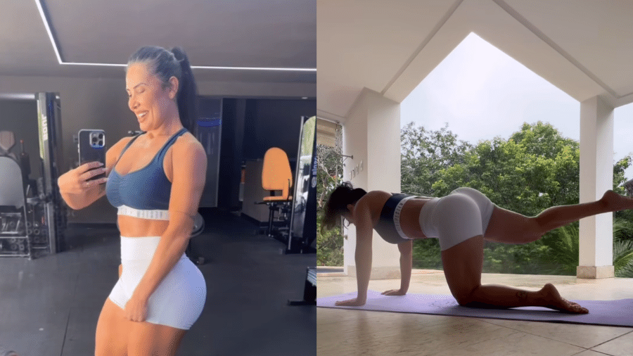 Scheila Carvalho mostra rotina de treinos - Reprodução/Instagram