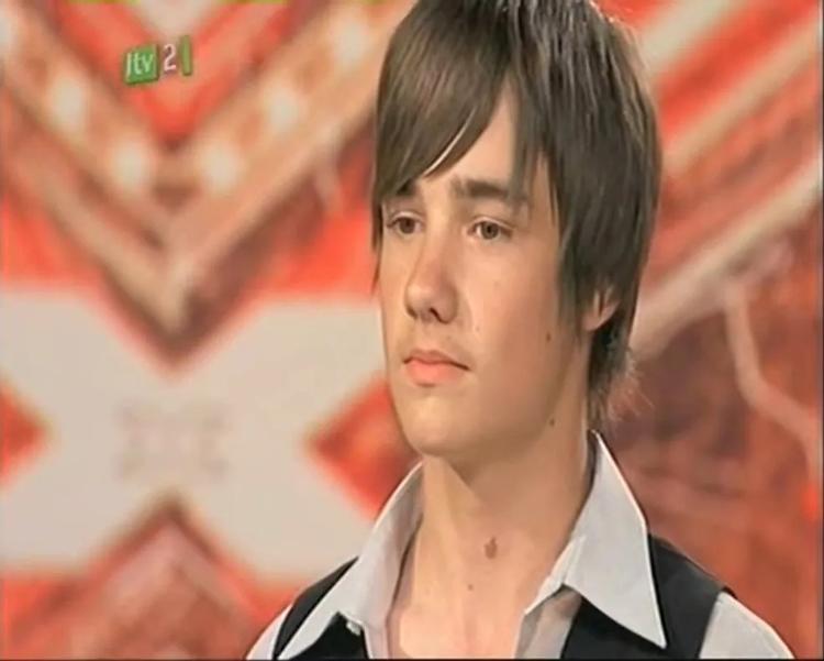 Liam Payne em sua primeira participação no "X Factor", em 2008