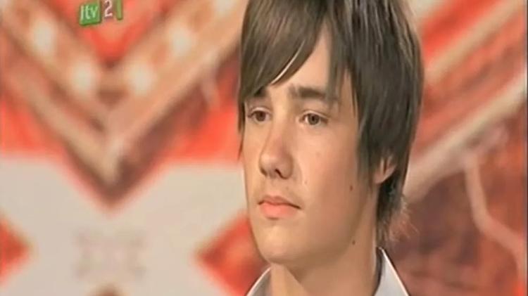 Liam Payne em sua primeira participação no "X Factor", em 2008