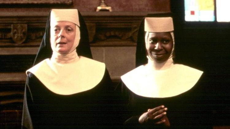 Whoopi Goldberg atuou com Maggie em "Mudança de Hábito" (1992)