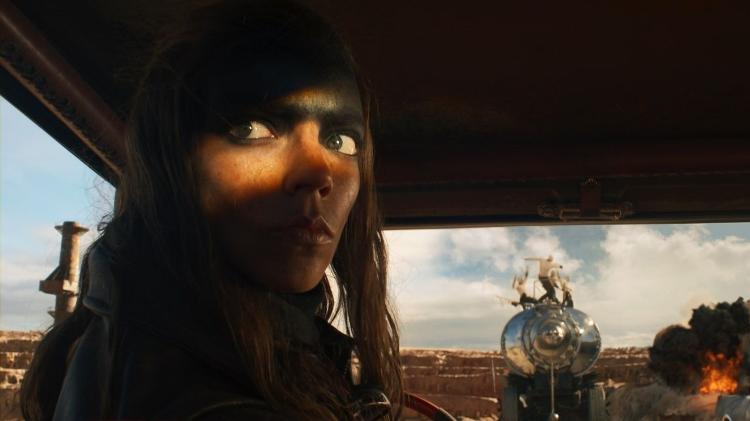 Anya Taylor-Joy como a personagem Furiosa, protagonista do novo filme da franquia 'Mad Max'