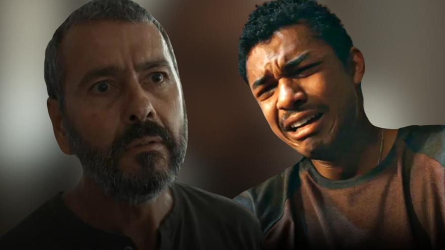 José Inocêncio (Marcos Palmeira) e João Pedro (Juan Paiva) em 'Renascer'