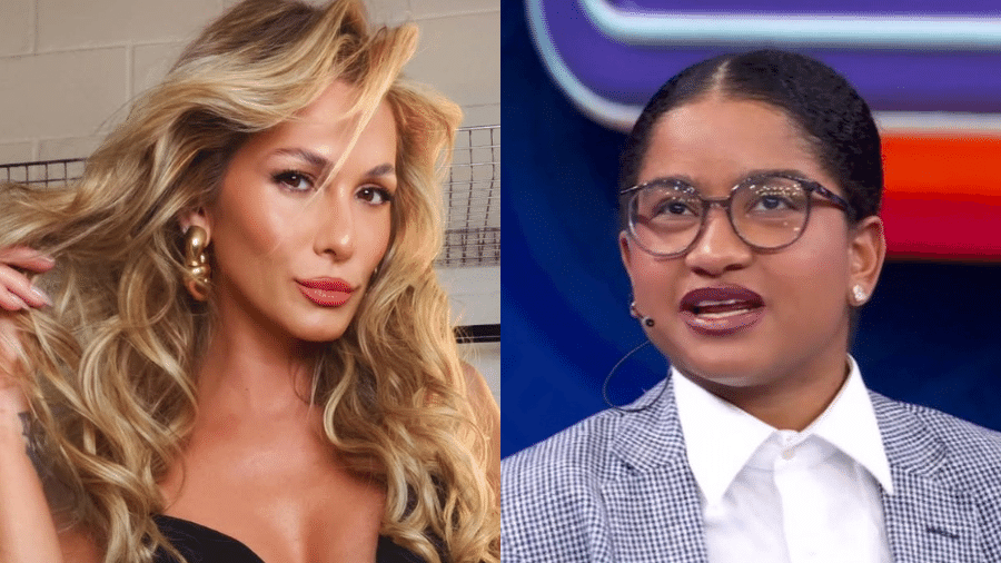 Lívia Andrade assumiu incômodo com Milena no palco do Domingão