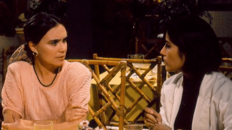 Raquel (Regina Duarte) e Maria de Fátima (Gloria Pires) em 'Vale Tudo'