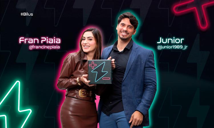 Francine e Junior estão na nova temporada de "Power Couple Brasil"