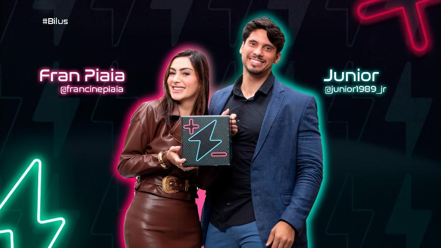 Francine e Junior estão na nova temporada de "Power Couple Brasil"