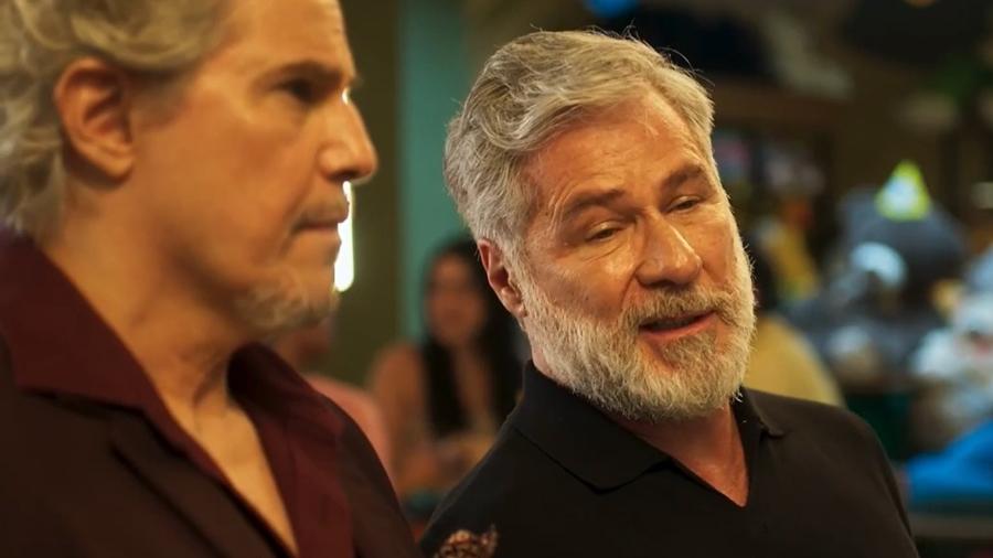 Nero (Edson Celulari) e César (Leopoldo Pacheco) em "Fuzuê" - Reprodução/Globo