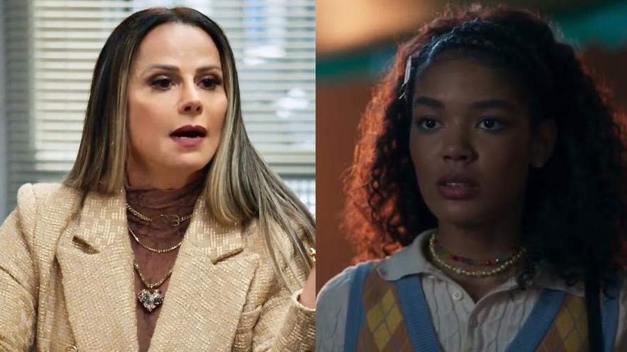 Rosana (Viviane Araújo) e Tati (Bia Santana) em 'Volta por Cima'