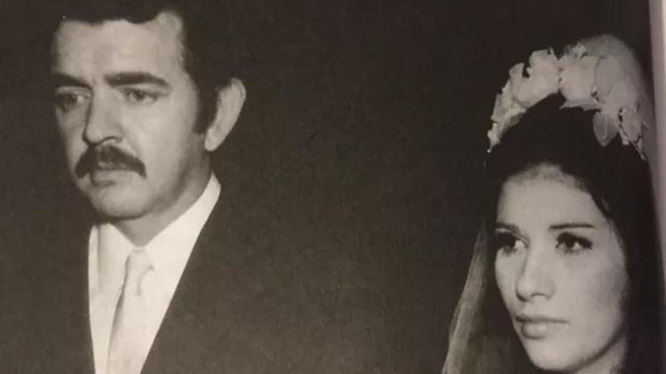 Umberto Magnani e Cecília Maciel, com quem foi casado por 50 anos