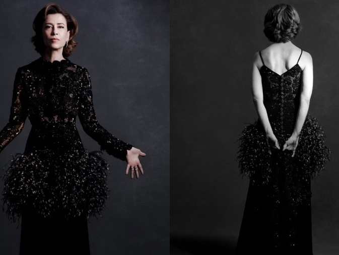 Oscar 2025: Fernanda Torres mostra detalhes de vestido para cerimônia