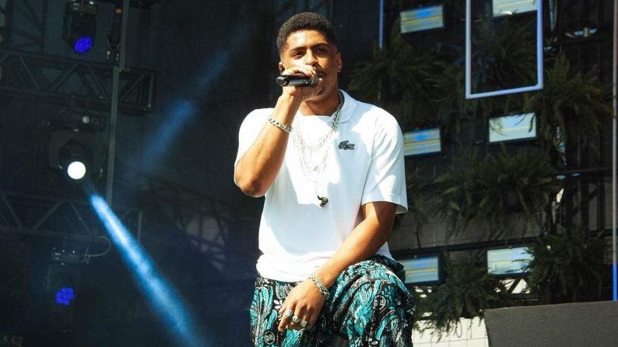 MC Nego Bala no Coala Festival, em São Paulo, no último final de semana - Reprodução/Instagram