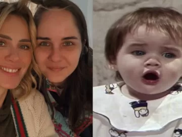 Carol Dieckmann mostra encontro com mulher que foi o neném de Bebê a Bordo