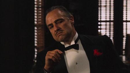 Marlon Brando em 'O Poderoso Chefão'