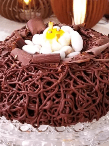 Receita de bolo de chocolate confeitado • Ana Maria Braga
