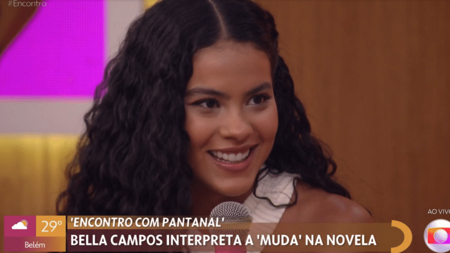 Pantanal: Bella Campos interpreta a Muda - Reprodução/TV Globo