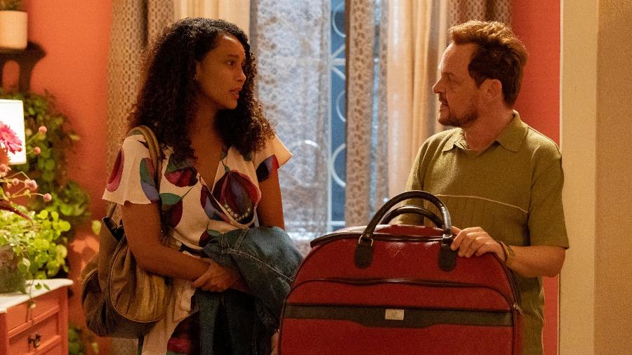 Raquel (Taís Araujo) e Poliana (Matheus Nachtergaele) em 'Vale Tudo' Raquel (Taís Araujo) e Poliana (Matheus Nachtergaele) em 'Vale Tudo'